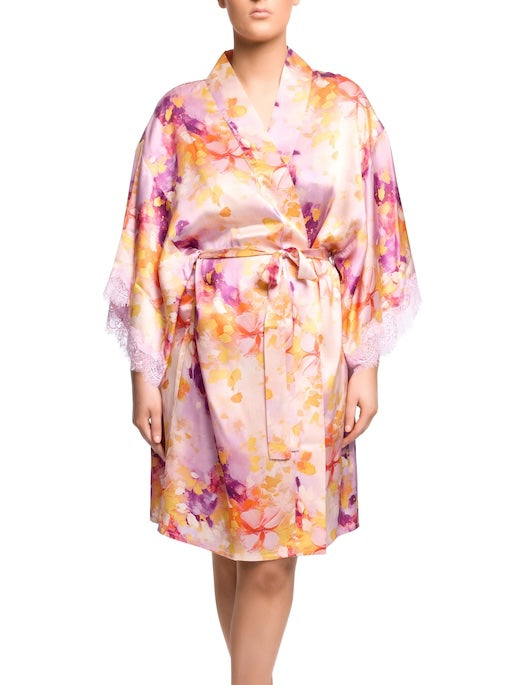 Sainted Sisters Painted Petals Scarlett Kimono