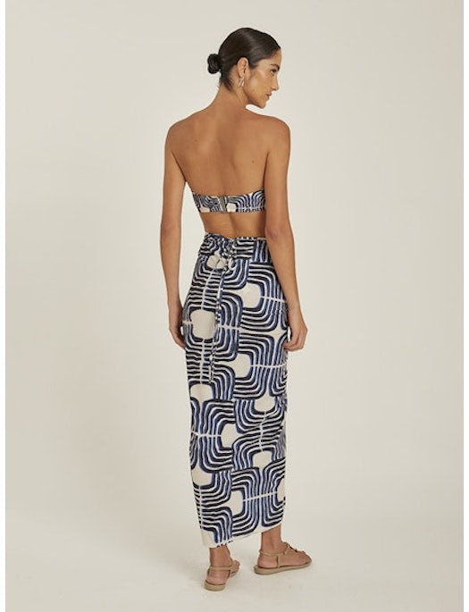 Lenny Recycled Tie Sarong