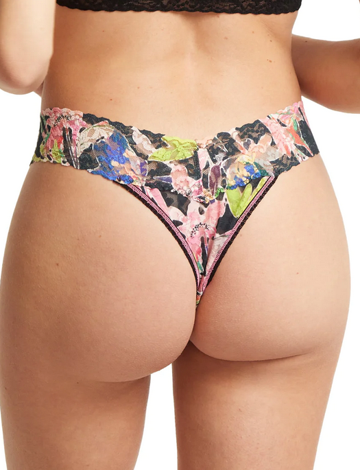 Hanky Panky Printed Signature Lace Original Rise Thong