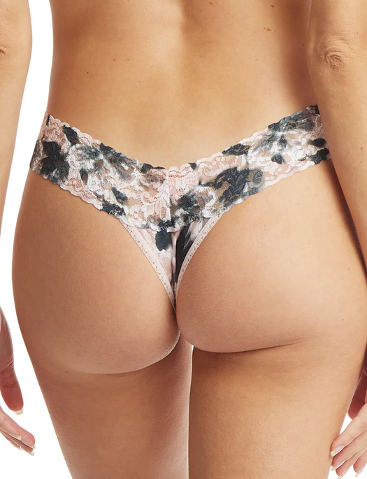 Hanky Panky Printed Signature Lace Low Rise Thong