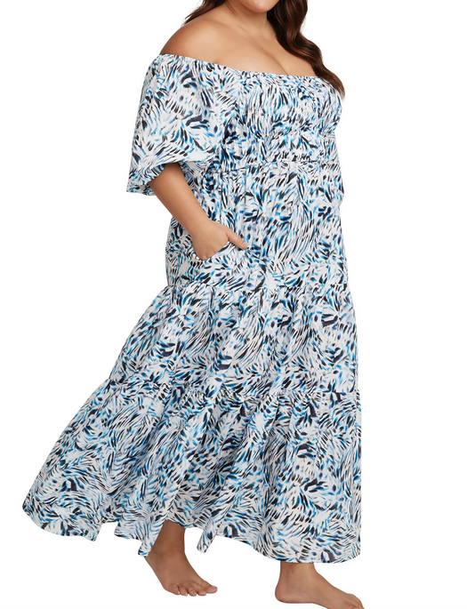 Artesands Ze Blue Handel Maxi Dress