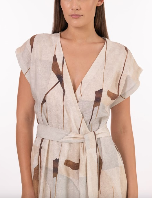 Verdiani Loungewear Linen/Viscose Dress