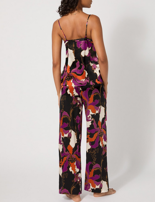 Bedhead x Trina Turk Silk Fall Floral Tank & Pant Set
