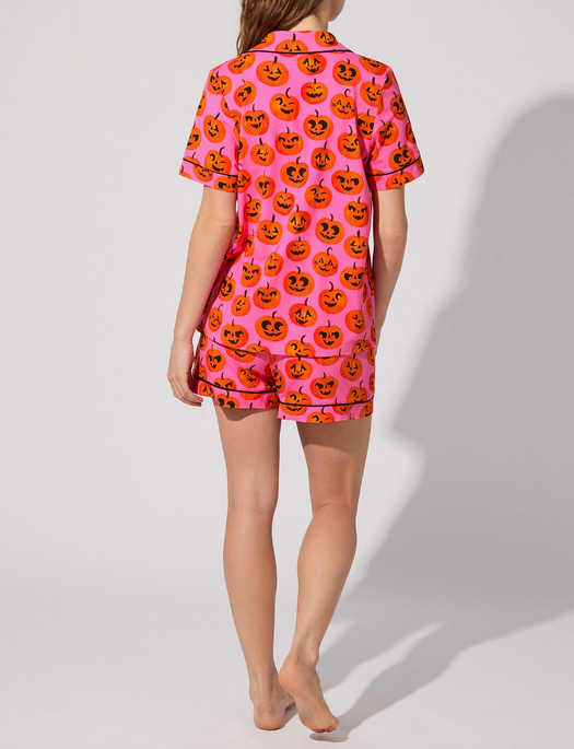 Bedhead Jolly Jack O Lantern S/S Shorty Set