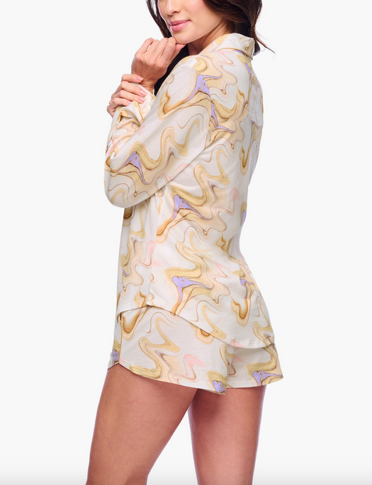 Cosabella Pima Lusso Printed Short PJ Set