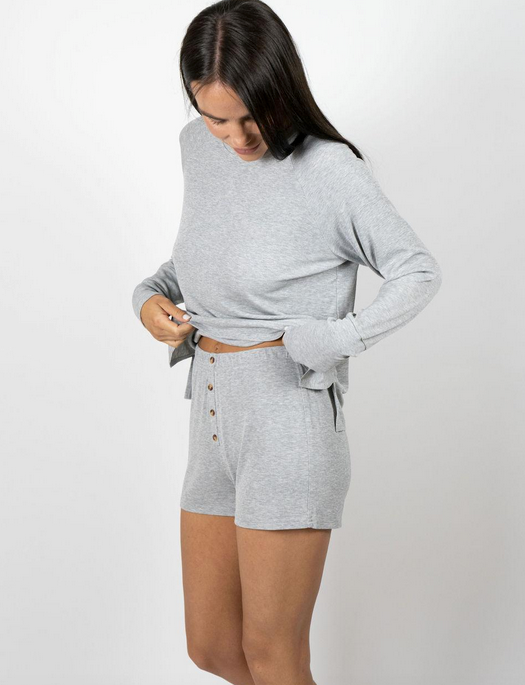 Aspen Dream Bamboo Ribbed Shorts