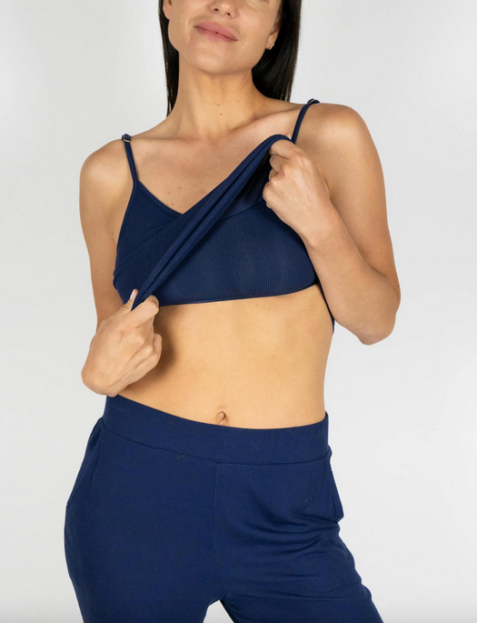 Aspen Dream Bamboo Ribbed Cami with Shelf Bra
