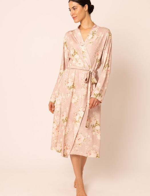 Mari M Winter Bloom Mid Robe