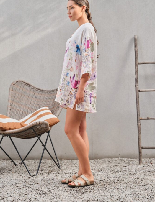 Effetto Floral Poem Mini Tunic Dress
