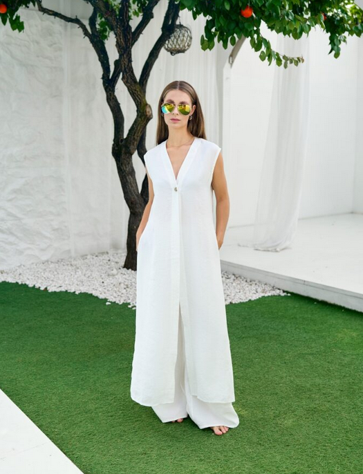 Effetto Milk Touch Long Cardigan