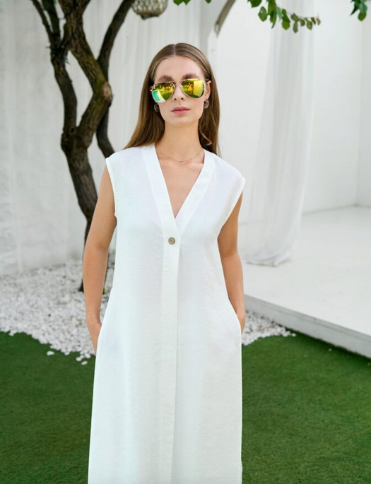 Effetto Milk Touch Long Cardigan