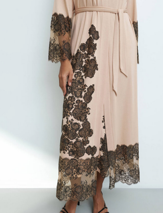 Effetto Night Bloom Bamboo Long Robe