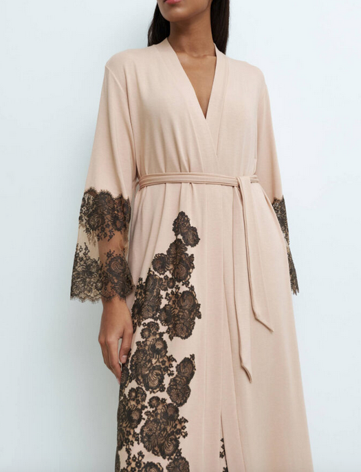 Effetto Night Bloom Bamboo Long Robe