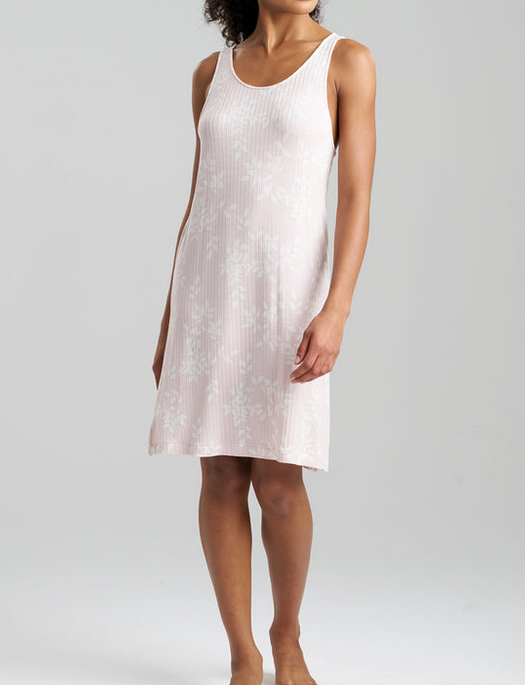 Natori Edit Aria Printed Rib Effortless Chemise