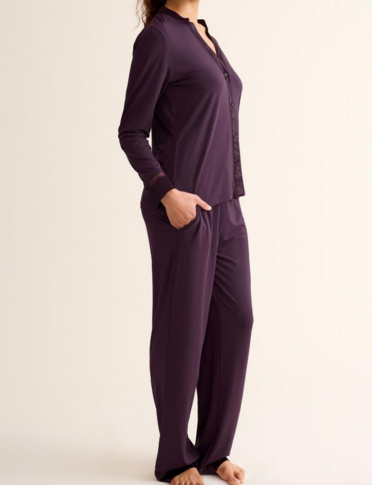Fleur't Tuxedo Long PJ Set