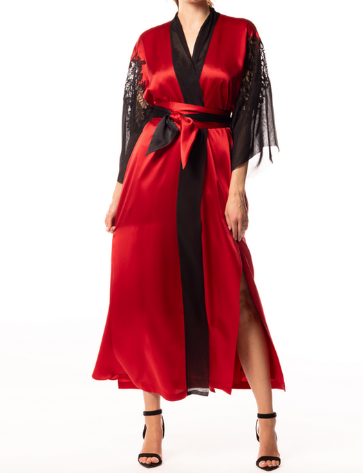 Christine Lingerie Diva Inferno Long Robe