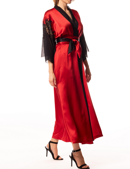 Christine Lingerie Diva Inferno Long Robe