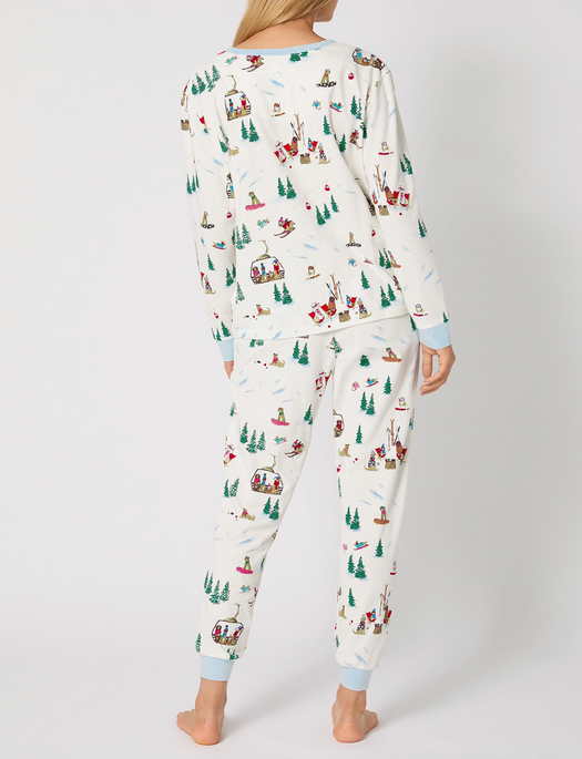 Bedhead Ski Pups Pullover/Jogger PJ Set