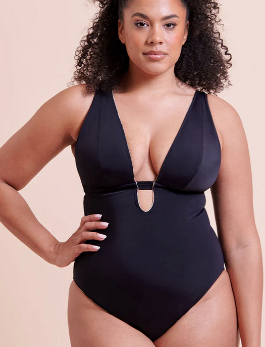 Curvy Kate Swim Sunset Palm Reversible NW One Piece Suit