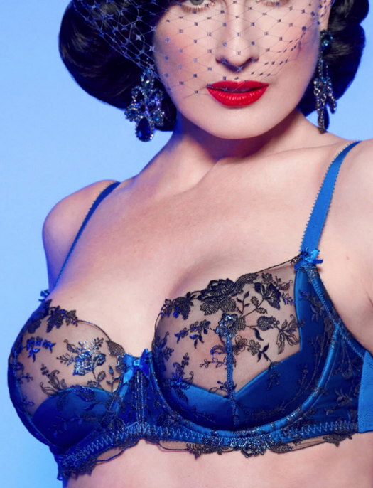 Dita von Teese Victresse Foil Balconette UW Bra