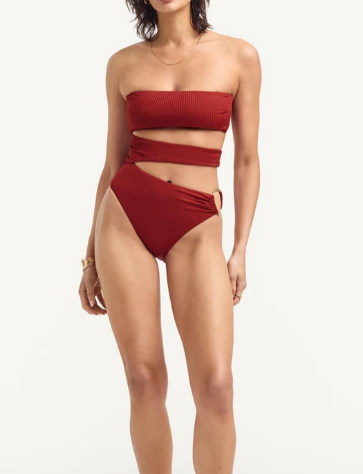 Vitamin A Eco Rib Solids Lolita One Piece Swimsuit