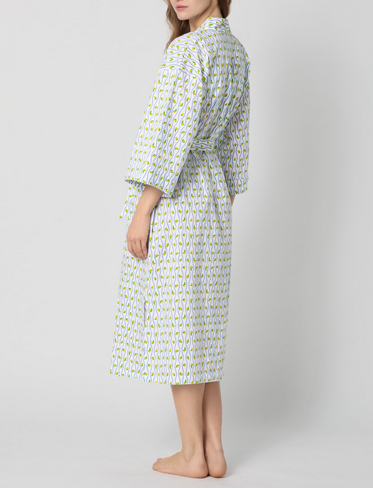 Bedhead Limoncello Stripe Maxi Kimono