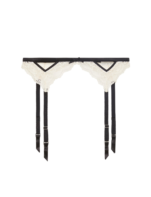 Fleur du Mal Bianca Lace Garter