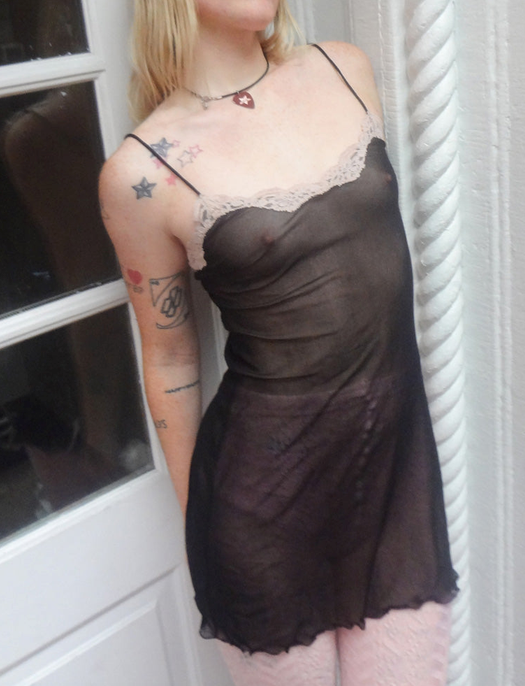 Only Hearts Tulle w Lace Chemise