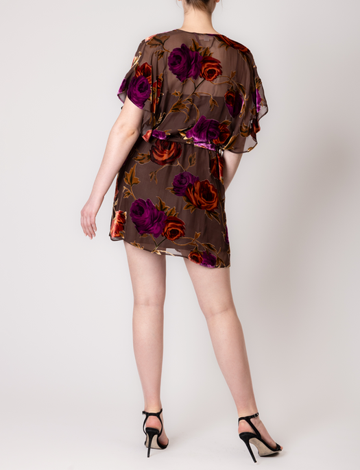 Christine Carmen Silk Velvet  Robe