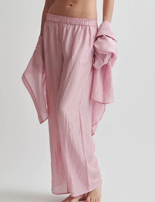 Skin Crinkle Silk Habotai Sleepwear Tasia and Tatum Set Top Drawer