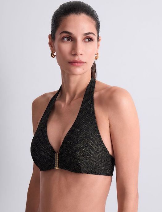 Aubade Golden Horizon Plunge Triangle Bikini Top
