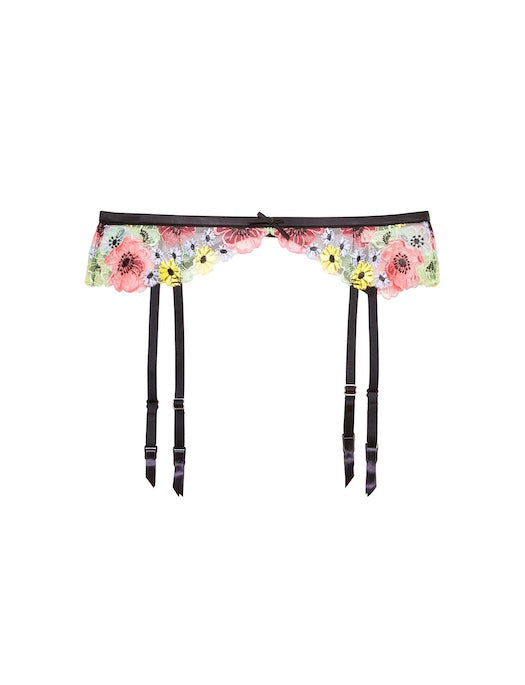 Fleur du Mal Azalea Garter Belt