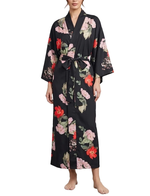 Mary Jo Bruno Long Kimono Robe