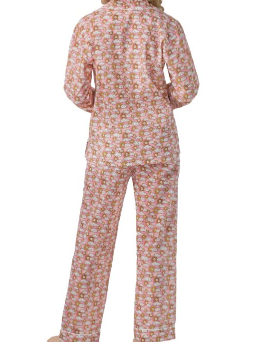 Bedhead Follow The Sun Long Sleeve Classic Woven Tana Lawn&reg; PJ Set Made with Liberty Fabrics