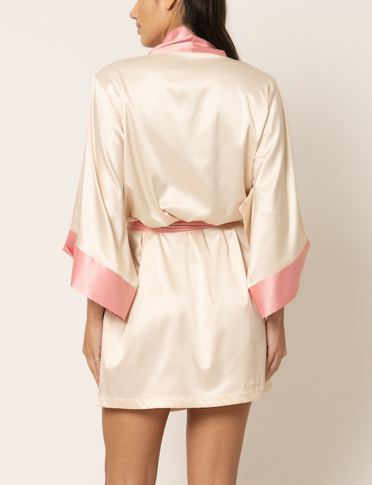 Mari M Haven Short Robe Glam