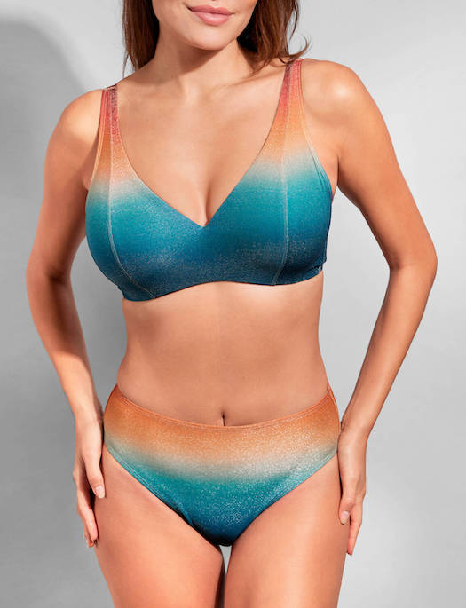 Empreinte Swim Aura High Apex Bikini Top