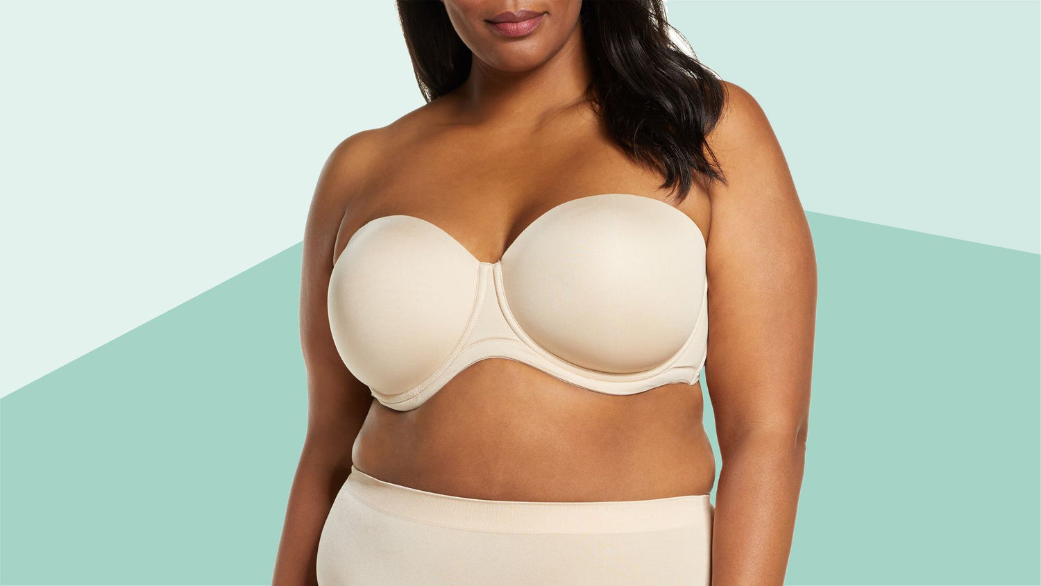 Buy City Chic Women's Apparel Plus Size Adore Strapless Bra, b Latte, 20 at