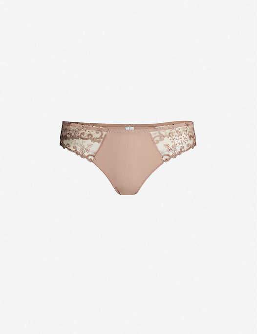 Simone Perele Delice Thong PANTY - THONG - FASHION SIMONE PERELE BEIGE 5/XL 