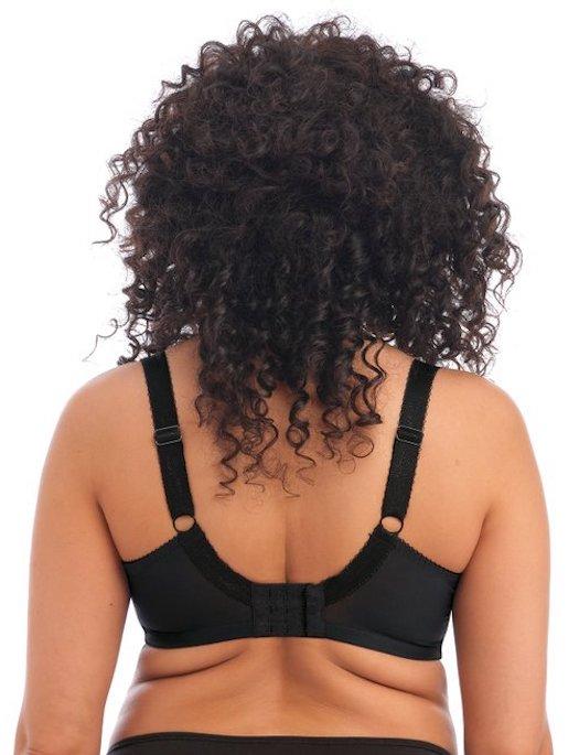 Elomi Morgan Underwire Banded Stretch Lace Bra, BLACK BRA - BASIC - CLASSIC ELOMI 