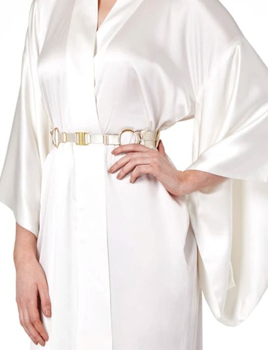 Bordelle Adjustable Belt, CREAM ACCESSORIES - GARTER BELTS Bordelle 