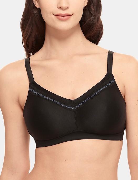 Wacoal Perfect Primer Wire Free Bra BRA - BASIC - SOFTCUP WACOAL BLACK 44D 