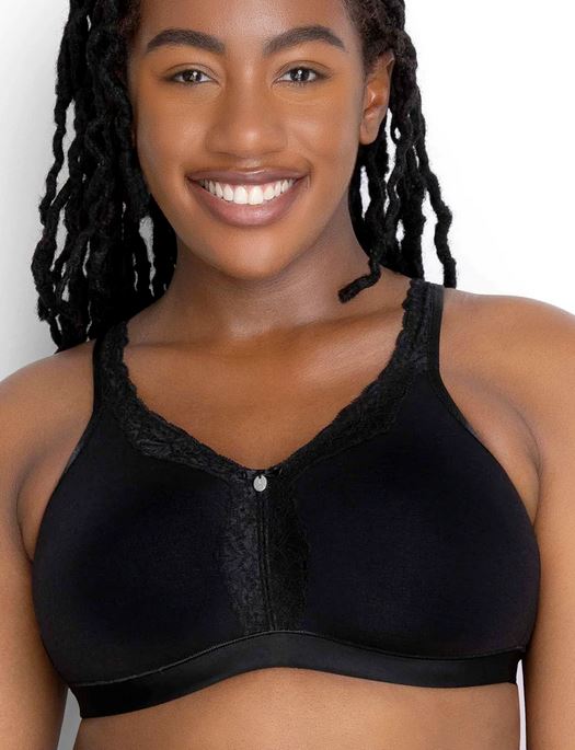 Curvy Couture Cotton Luxe Unlined Wire Free Bra BRA - BASIC - SOFTCUP Curvy Couture 