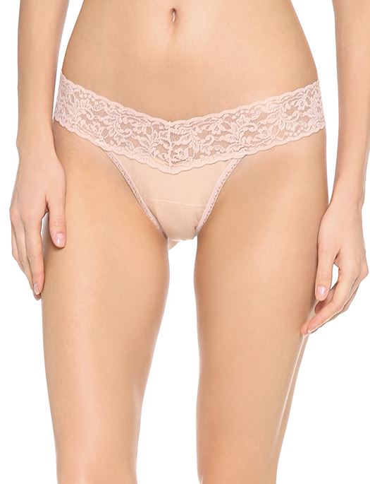 Hanky Panky Cotton With A Conscience Low Rise Thong PANTY - THONG - ODD Hanky Panky CHAI O/S 