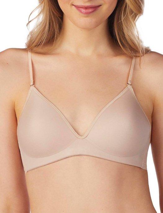 On Gossamer Next to Nothing Wireless Bra BRA - BASIC - SOFTCUP ON GOSSAMER CHAMPAGNE 36D 