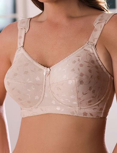 Elila Jacquard Soft Cup Bra, MOCHA BRA - BASIC - SOFTCUP ELILA 