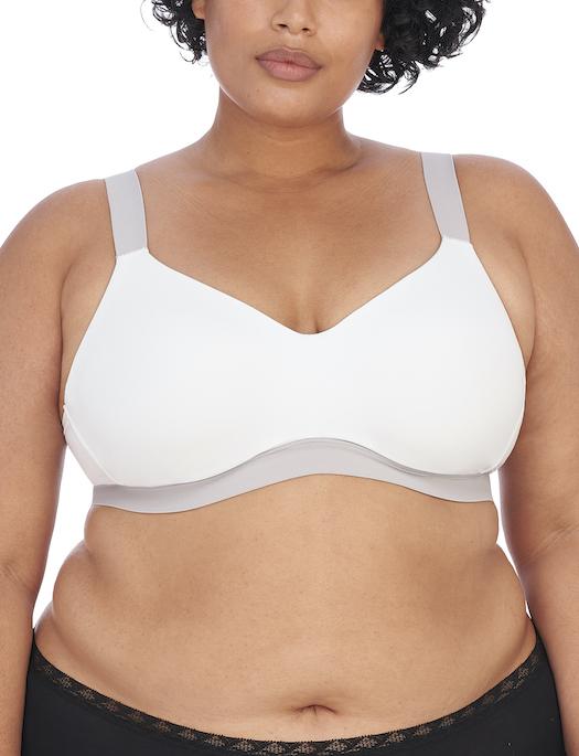 Natori Dynamic Convertible Contour Sport Bra BRA - BASIC - SPORTS NATORI BRA WHITE/LEAD 38DDD 