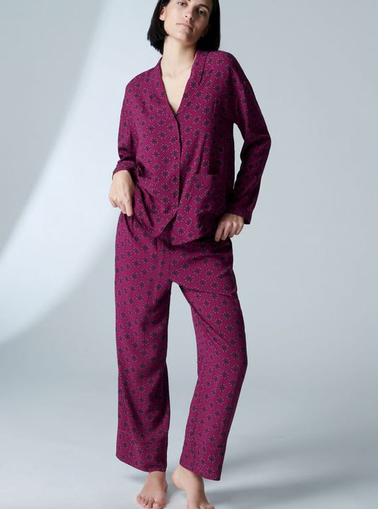 Simone Perele Songe Pajama Set SLEEPWEAR - PAJAMAS - PAJAMAS 3 ($201-$300) SIMONE PERELE DRAGONFLY PRINT XL 