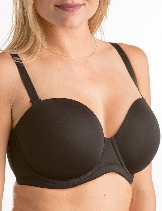 Wacoal Red Carpet Full Busted Strapless Bra BRA - BASIC - STRAPLESS WACOAL BLACK 36D 