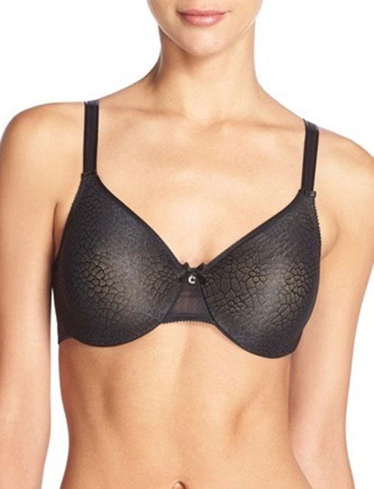 Chantelle C-Magnifique Seamless Molded Cup Bra BRA - BASIC - MOLDED CHANTELLE BLACK 40G 