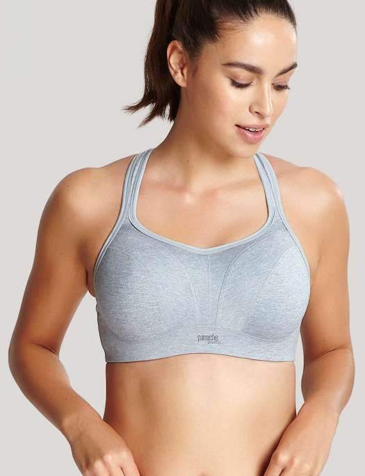 Panache Active Molded Sports Bra, GREY MARL BRA - BASIC - SPORTS PANACHE 38E 